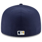 Men's Milwaukee Brewers New Era Navy/Yellow Alternate Authentic Collection On-Field 59FIFTY Fitted Hat - Pro Jersey Sports