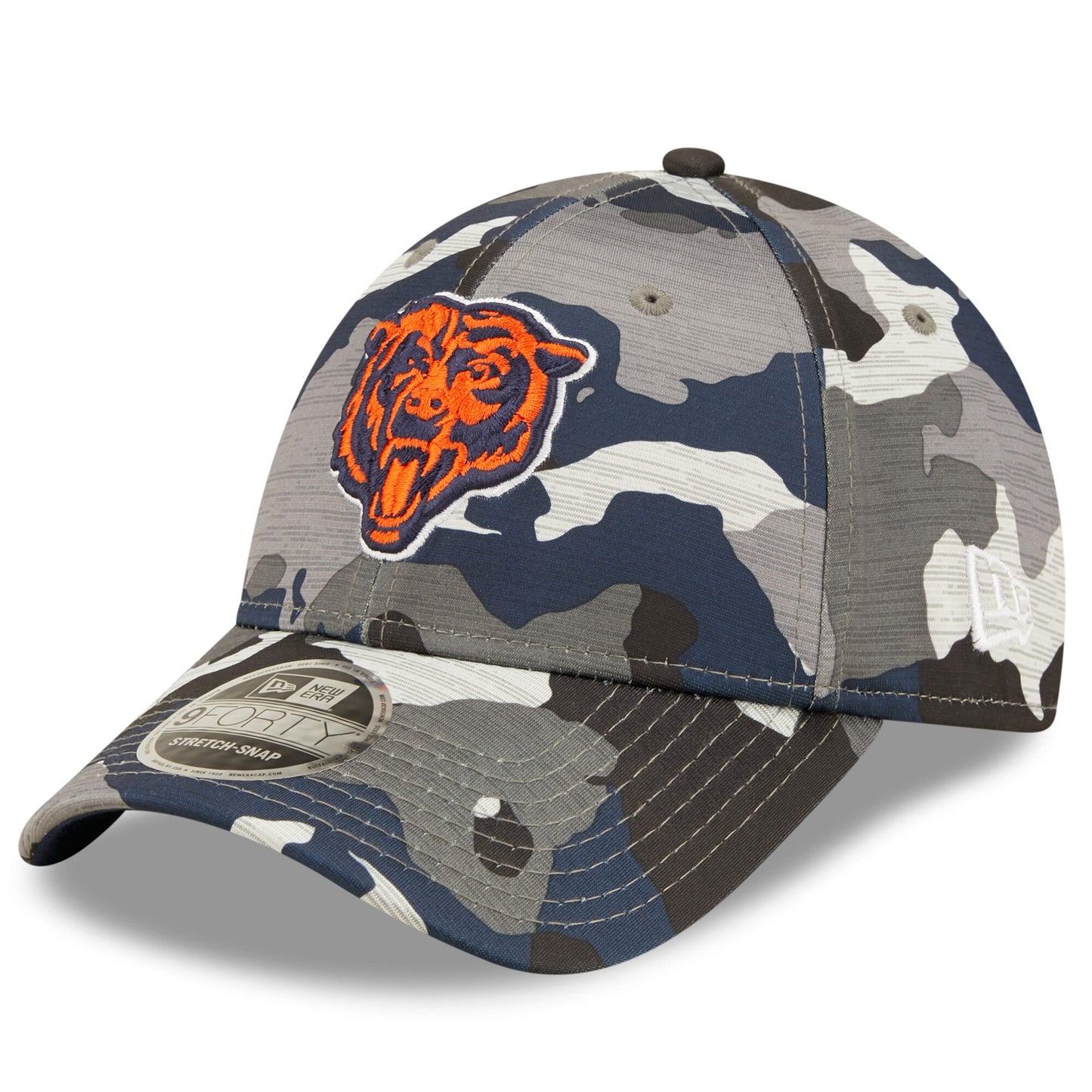 Men's Chicago Bears New Era Camo 2022 NFL Training Camp Official 9FORTY Adjustable Hat