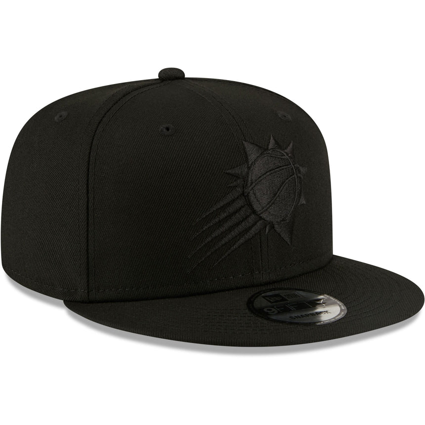 Men's Phoenix Suns New Era Black On Black Color Pack 9FIFTY Snapback Hat - Pro Jersey Sports