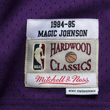 Men's Los Angeles Lakers Magic Johnson Mitchell & Ness Purple 1984-85 Hardwood Classics Swingman Jersey - Pro Jersey Sports