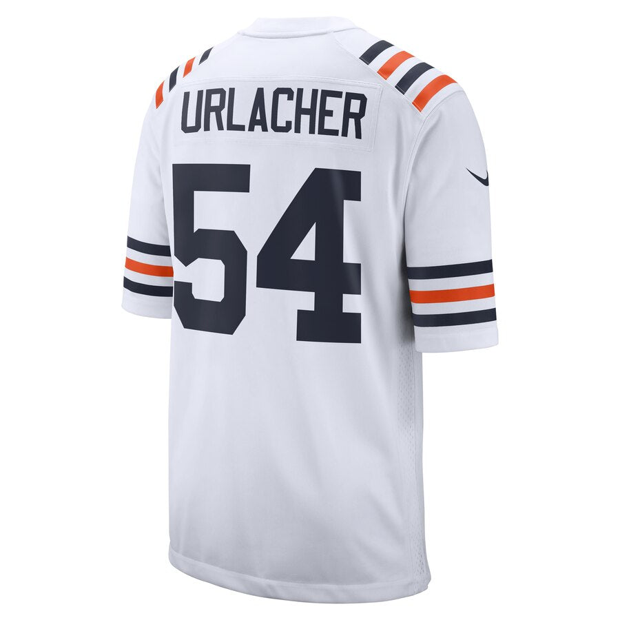Men's Chicago Bears Brian Urlacher Nike White Alternate Classic Retired Player Game Jersey