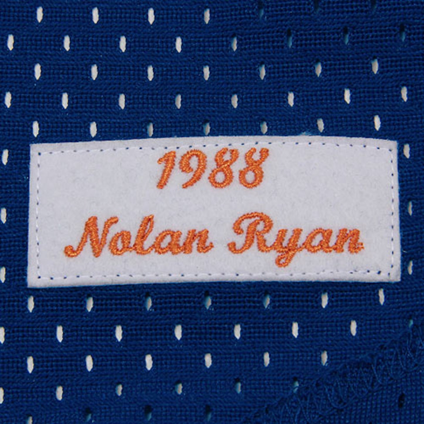 Men's Houston Astros Nolan Ryan Mitchell & Ness Navy 1988 Authentic Cooperstown Collection Mesh Batting Practice Jersey