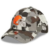 Men's Cleveland Browns New Era Camo 2022 NFL Training Camp Official 39THIRTY Flex Hat - Pro Jersey Sports