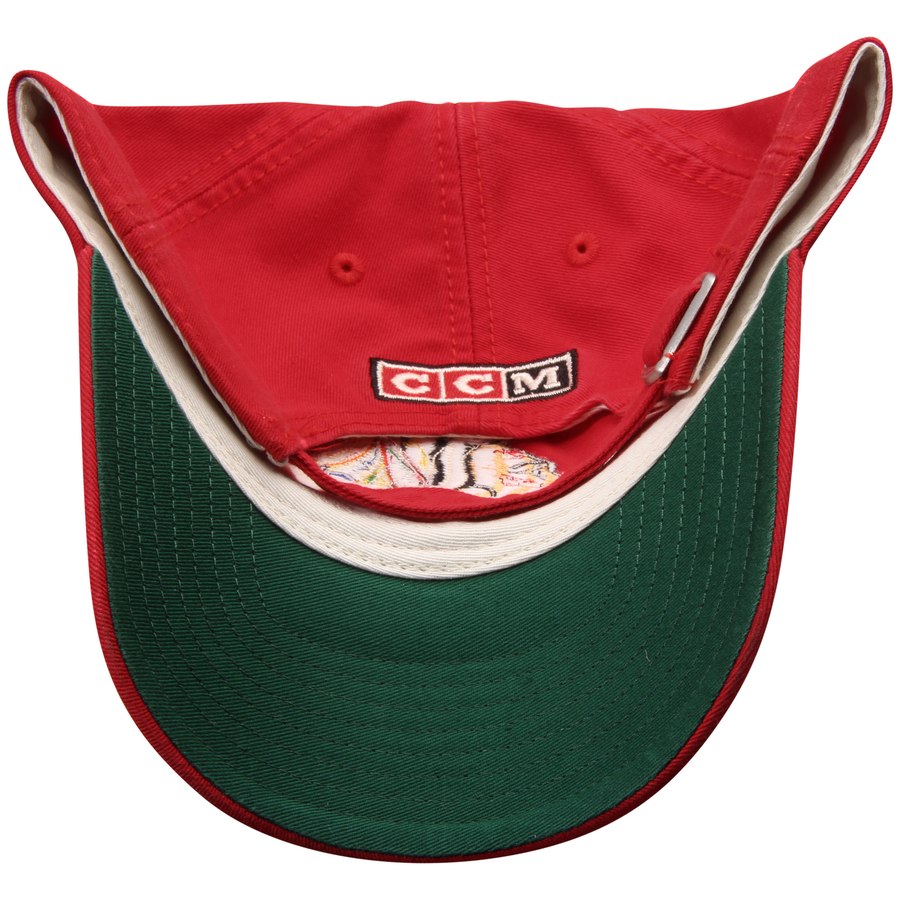 CCM Chicago Blackhawks Red 1961 Logo Adjustable Slouch Hat