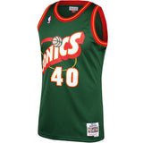 Men's Shawn Kemp Seattle Supersonics Mitchell & Ness 1996-96 Green NBA Swingman Hardwood Classics Jersey - Pro Jersey Sports