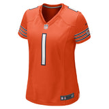 Women's Chicago Bears Justin Fields Nike Orange Game Jersey - Pro Jersey Sports