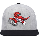 Men's Toronto Raptors Mitchell & Ness Gray/Purple Heathered Underpop Snapback Hat - Pro Jersey Sports