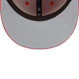 Chicago Bulls New Era 2021/22 City Edition Alternate 59FIFTY Fitted Hat - Red - Pro Jersey Sports