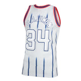 Men's Hakeem Olajuwon Houston Rockets Mitchell & Ness 1996-97 Hardwood Classics Reload 2.0 Swingman Jersey - Gray - Pro Jersey Sports