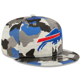Men's Buffalo Bills New Era Camo 2022 NFL Training Camp Official 9FIFTY Snapback Adjustable Hat - Pro Jersey Sports