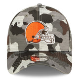 Men's Cleveland Browns New Era Camo 2022 NFL Training Camp Official 39THIRTY Flex Hat - Pro Jersey Sports