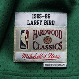 Men's Boston Celtics Larry Bird Mitchell & Ness Kelly Green 1985-86 Hardwood Classics Swingman Jersey - Pro Jersey Sports