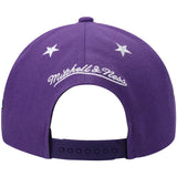 Los Angeles Lakers NBA 97 Top Star HWC Purple Mitchell & Ness Snapback Hat - Pro Jersey Sports