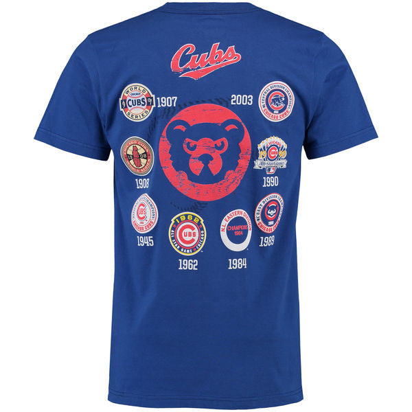 Men's Chicago Cubs Majestic Royal Cooperstown Last Rally T-Shirt - Pro Jersey Sports - 3