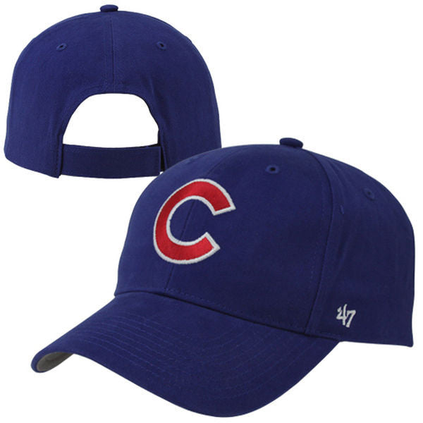 '47 Brand Chicago Cubs Youth Basic Structured Cap - Royal Blue - Pro Jersey Sports