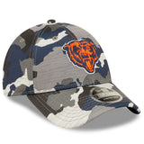 Men's Chicago Bears New Era Camo 2022 NFL Training Camp Official 9FORTY Adjustable Hat - Pro Jersey Sports