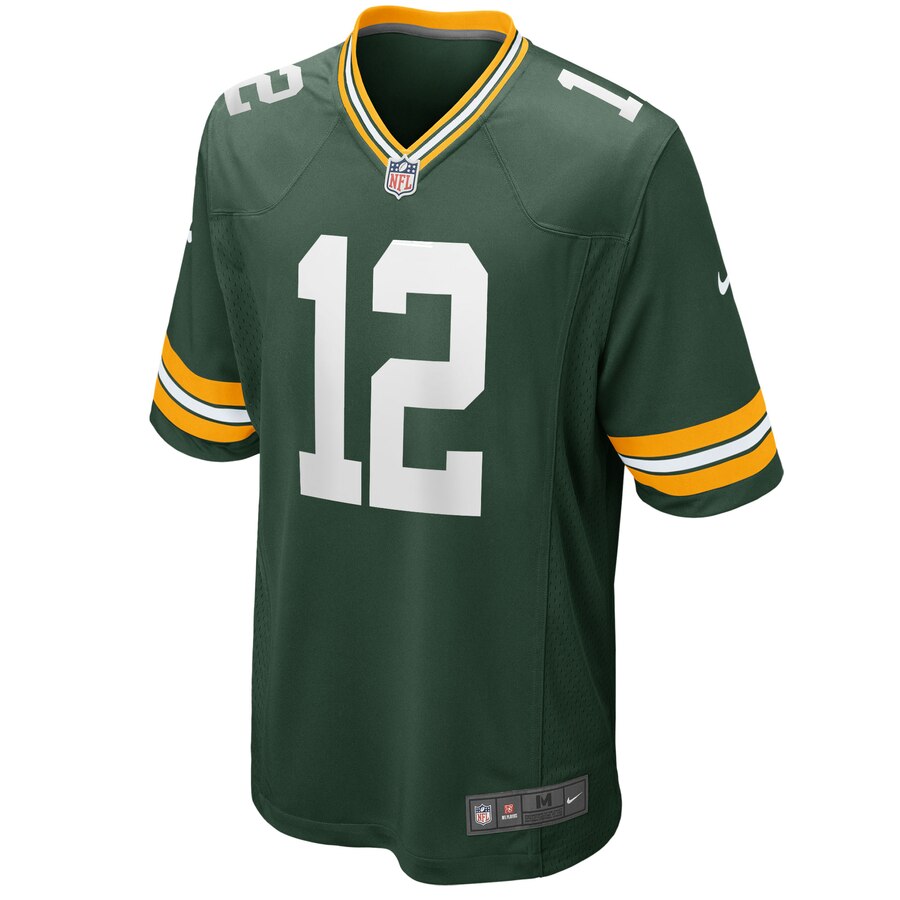 Men's Nike Green Bay Packers Aaron Rodgers Game Jersey