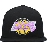 Men's Los Angeles NBA Core Basic HWC Black Mitchell & Ness Snapback Hat - Pro Jersey Sports
