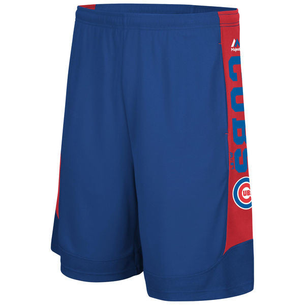 Men's Chicago Cubs Majestic Royal Defiant Performance Shorts - Pro Jersey Sports