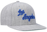 Los Angeles Lakers HWC Gray Heathered 2.0 Mitchell & Ness Snapback Hat - Pro Jersey Sports