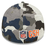 Men's Chicago Bears New Era Camo 2022 NFL Training Camp Official Mascot 39THIRTY Flex Hat - Pro Jersey Sports