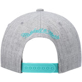 San Antonio Spurs HWC Gray Heather 2.0 Mitchell & Ness Snapback Hat - Pro Jersey Sports