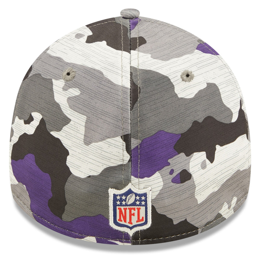 Men's Minnesota Vikings New Era Camo 2022 NFL Training Camp Official 39THIRTY Flex Hat - Pro Jersey Sports