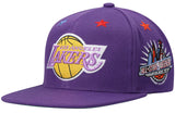Los Angeles Lakers NBA 97 Top Star HWC Purple Mitchell & Ness Snapback Hat - Pro Jersey Sports