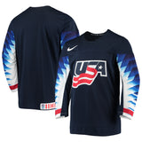 Men's USA Hockey® Nike Away Navy Replica Jersey - Pro Jersey Sports