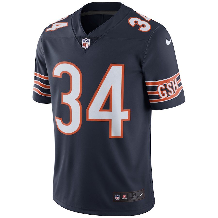 Men's Chicago Bears Walter Payton Nike Navy Retired Player Vapor Untouchable Limited Throwback Jersey