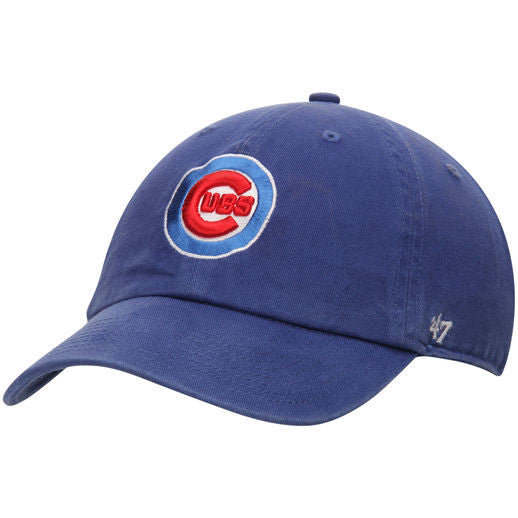Chicago Cubs Royal Bullseye Clean Up Adjustable Slouch Hat, ’47 BRAND - Pro Jersey Sports - 3