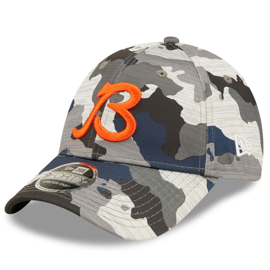 Men's Chicago Bears New Era Camo 2022 NFL Training Camp Official Script 9FORTY Adjustable Hat - Pro Jersey Sports