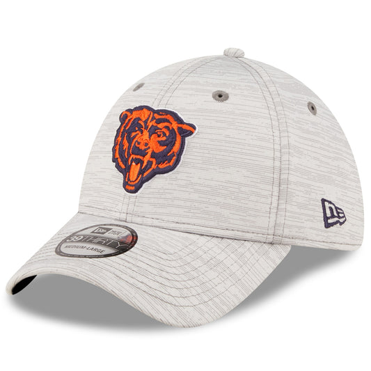 Men's Chicago Bears New Era Gray 2022 NFL Training Camp Official Coach Mascot 39THIRTY Flex Hat - Pro Jersey Sports