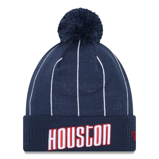 Houston Rockets '21 NBA City Edition New Era Navy Cuffed Knit Hat
