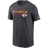 Men's Kansas City Chiefs Nike Charcoal Broadcast Essential T-Shirt - Pro Jersey Sports