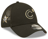 Chicago Cubs New Era 2022 All Star Game Black/Gold 39THIRTY Flex Fit Hat - Pro Jersey Sports