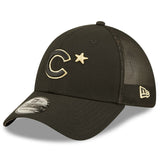 Chicago Cubs New Era 2022 All Star Game Black/Gold 39THIRTY Flex Fit Hat - Pro Jersey Sports