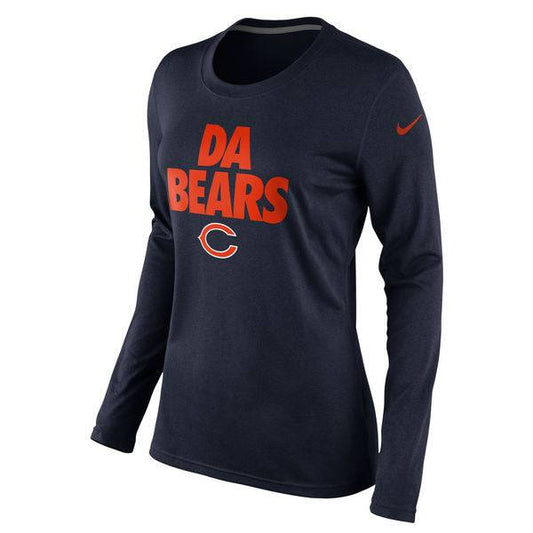 Chicago Bears Womens "Da Bears" Local Long Sleeve Tee - Pro Jersey Sports