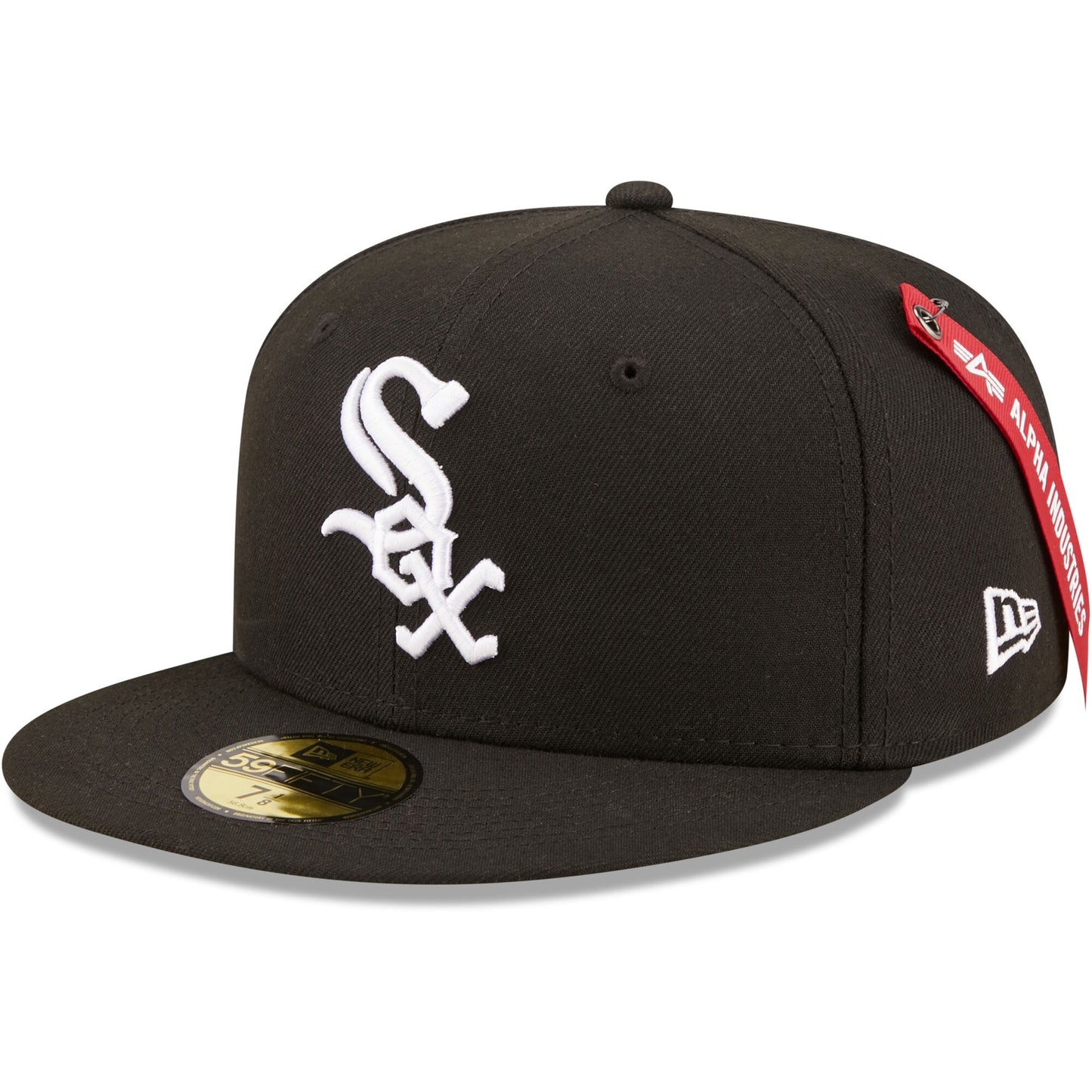 Men's Chicago White Sox New Era x Alpha Industries Black 59FIFTY Fitted Hat