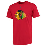 Men's Chicago Blackhawks Corey Crawford RBK Red Name & Number T-Shirt - Pro Jersey Sports