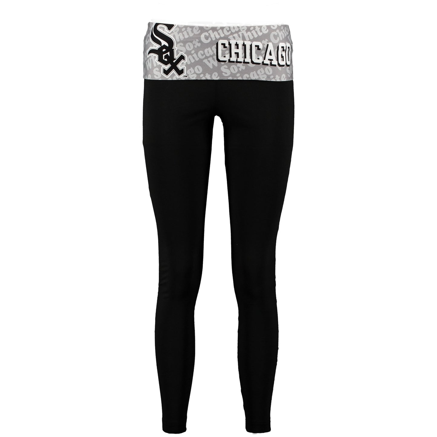 Women's Chicago White Sox Black Cameo Knit Leggings