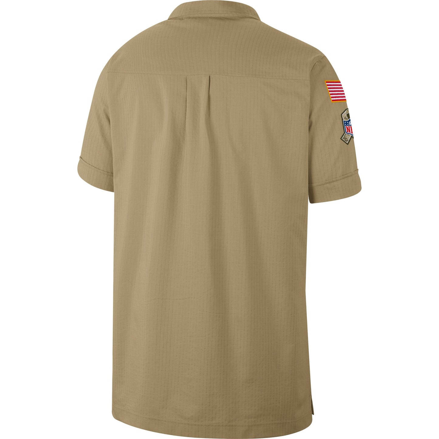 Men's Nike Chicago Bears 2019 Salute to Service Sideline Woven Button-Up Short Sleeve Shirt