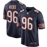 Chicago Bears Akiem Hicks Mens Nike Navy Replica Game Jersey - Pro Jersey Sports