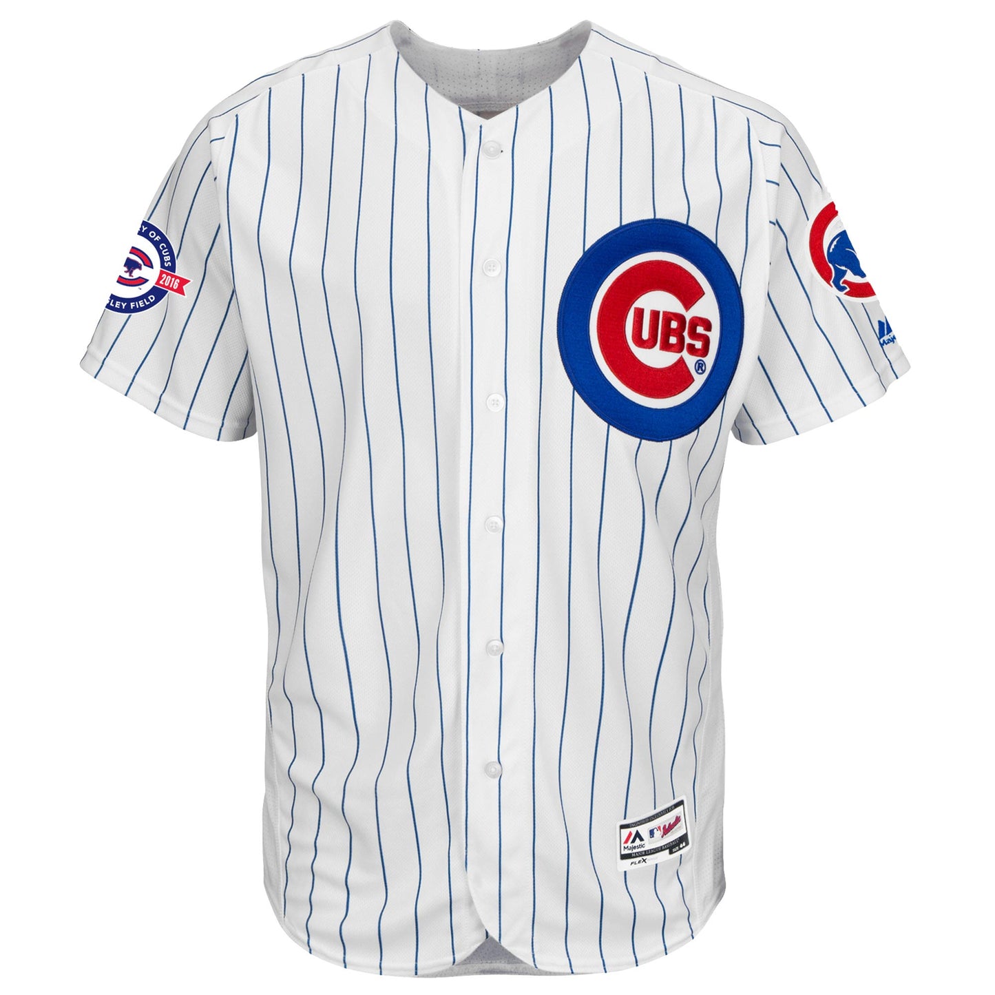 Chicago Cubs Jason Heyward Home Flexbase Authentic Jersey with 100 Years at Wrigley Field Commemorative Patch