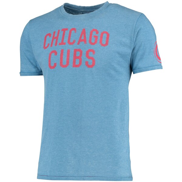 Men's MLB Chicago Cubs Red Jacket Royal Hoist T-Shirt