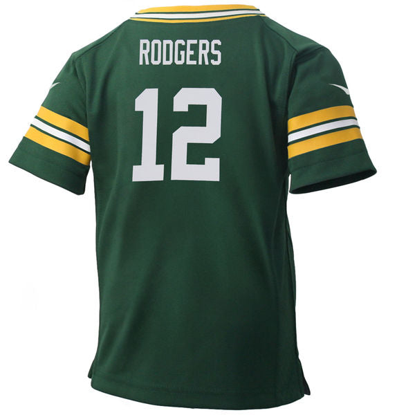 Child Aaron Rodgers Green Bay Packers Game Nike Jersey