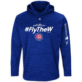 Men's Chicago Cubs Majestic Royal 2018 Postseason Authentic Collection Streak Fleece Pullover Hoodie - Pro Jersey Sports