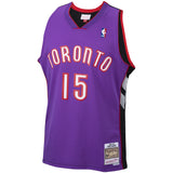 Men's Toronto Raptors Vince Carter Mitchell & Ness Purple 1999-2000 Hardwood Classics Swingman Jersey - Pro Jersey Sports