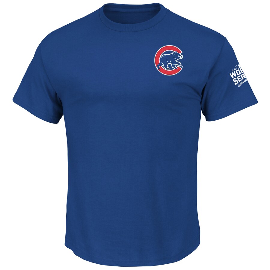 Men's Chicago Cubs Anthony Rizzo 2016 World Series Bound Name & Number T-Shirt