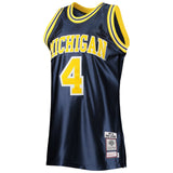 Chris Webber Michigan Wolverines Mitchell & Ness 1991-92 Authentic Throwback College Jersey - Navy - Pro Jersey Sports